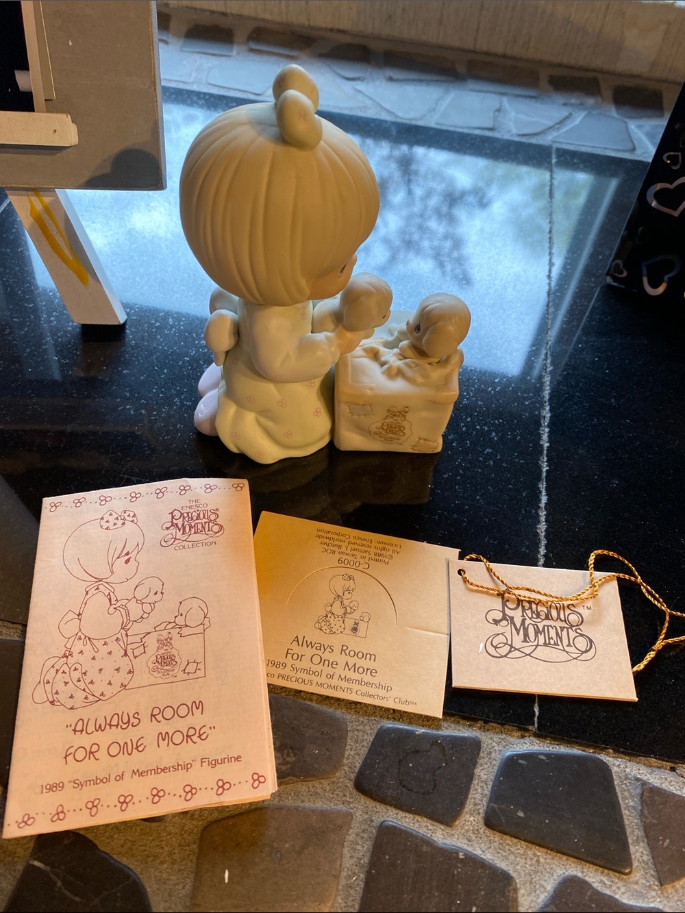 Precious Moments Figurine in Cream and Pale Yellow
